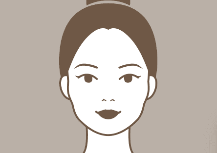 땅콩형 얼굴형